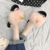 Soft Unicorn Fur Slippers